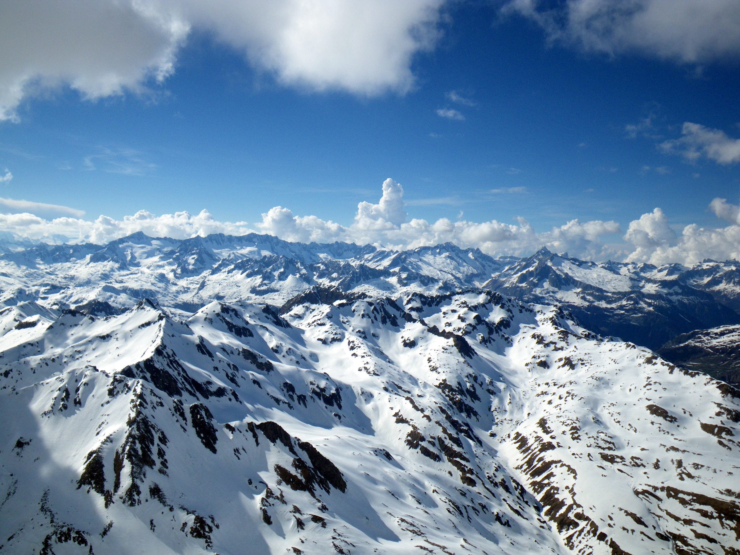 Skiing at Andermatt, Switzerland