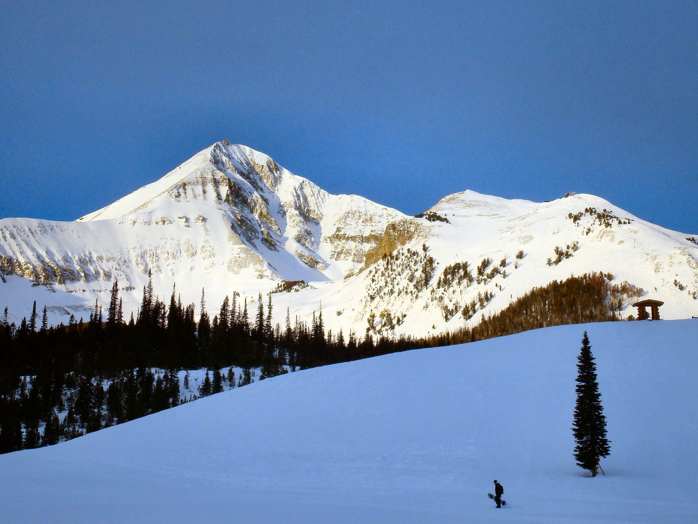 Skiing at Big Sky, United States