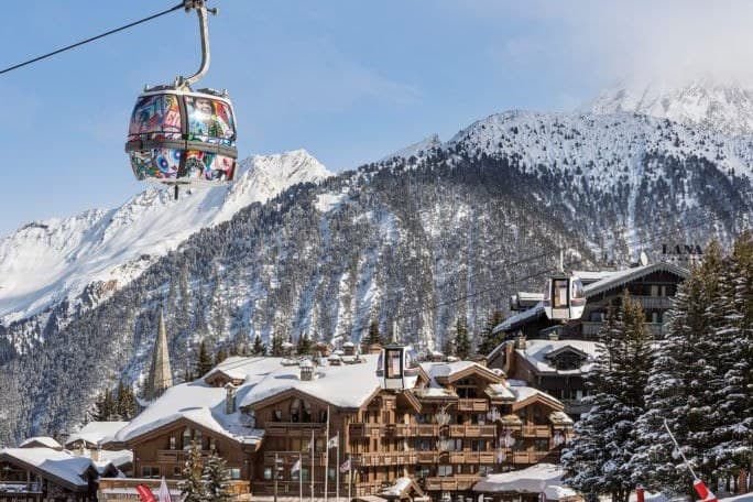 Courchevel ski area