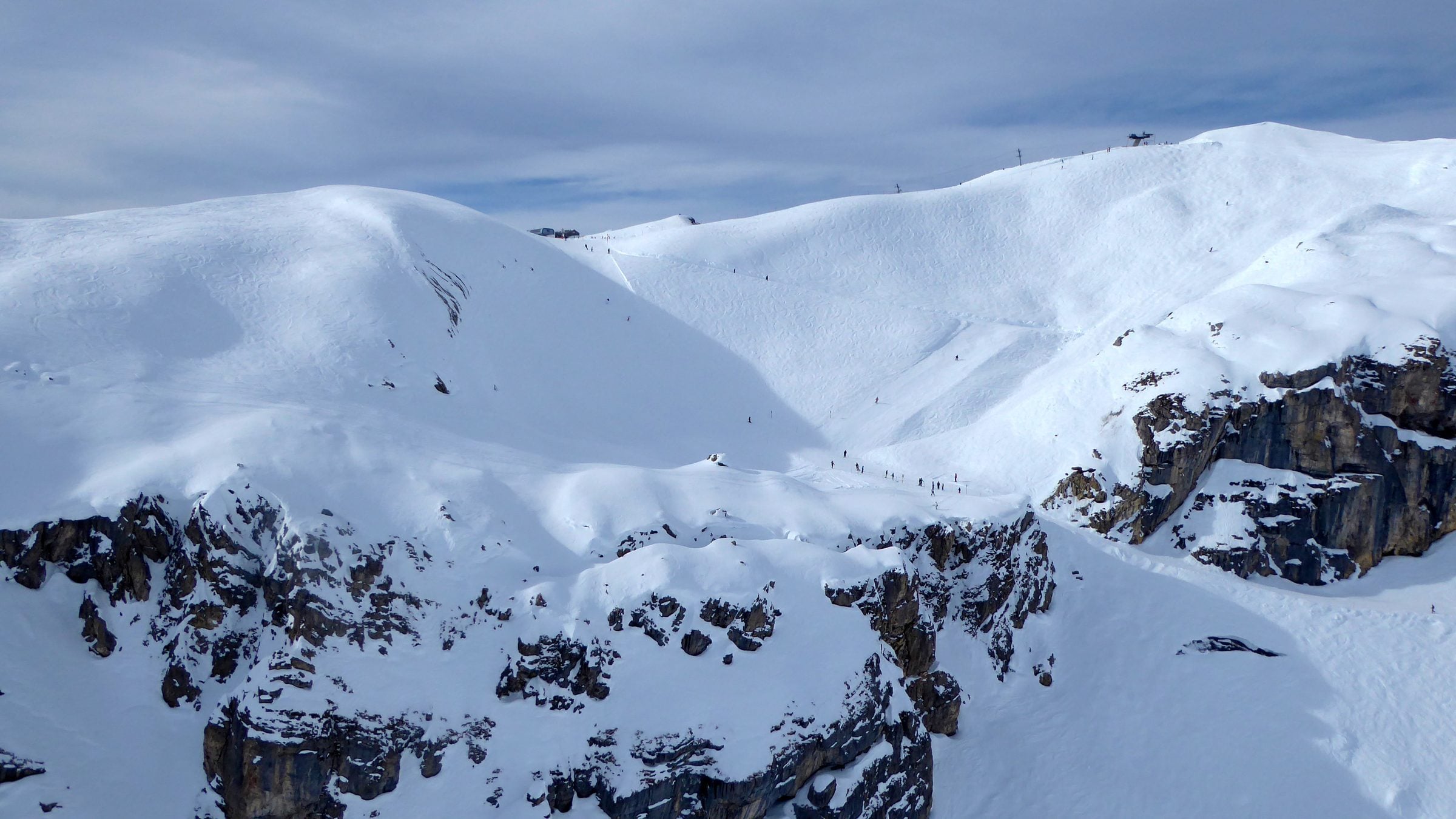 Skiing at Crans Montana, Switzerland