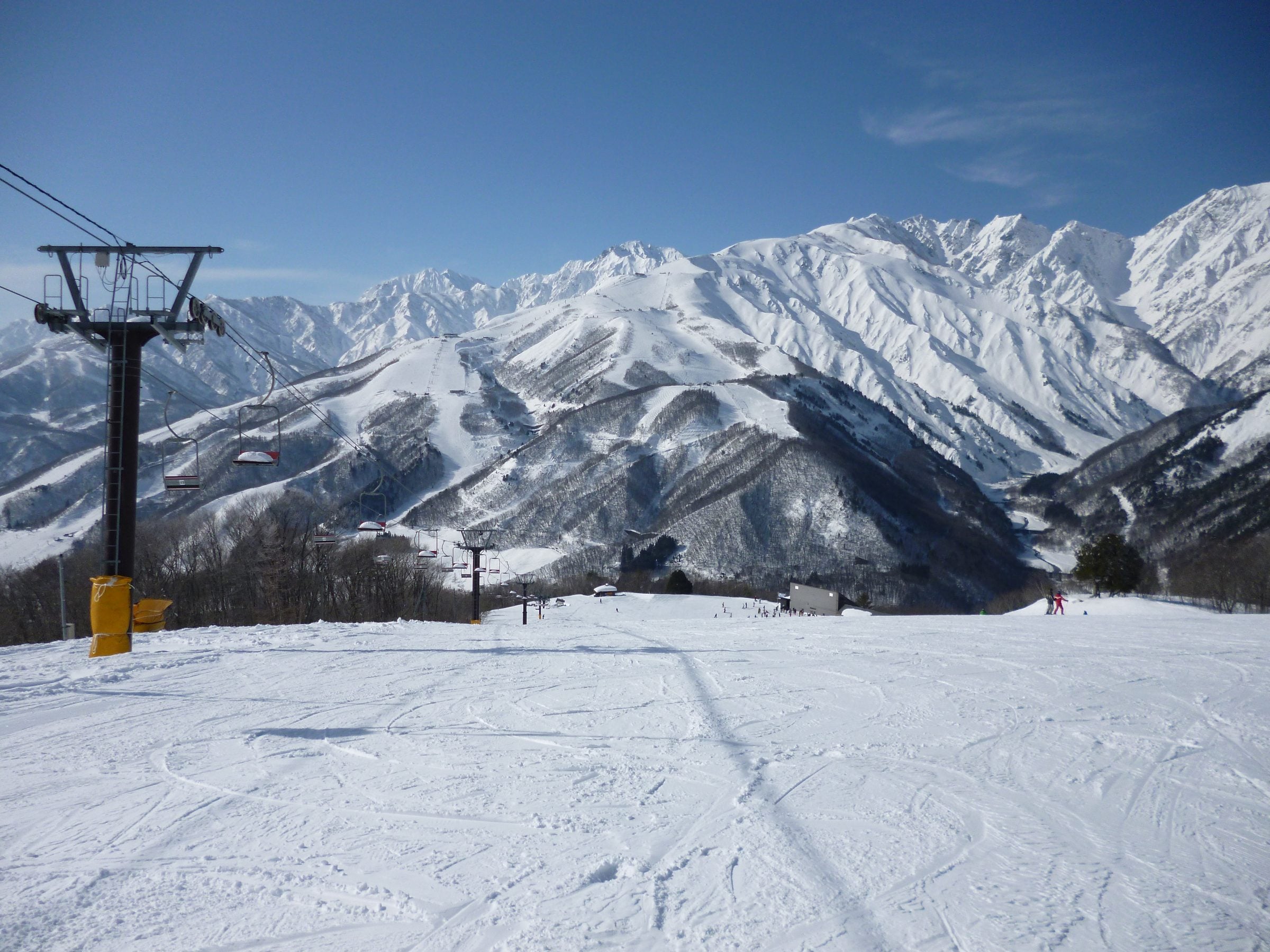 Skiing at Hakuba, Japan