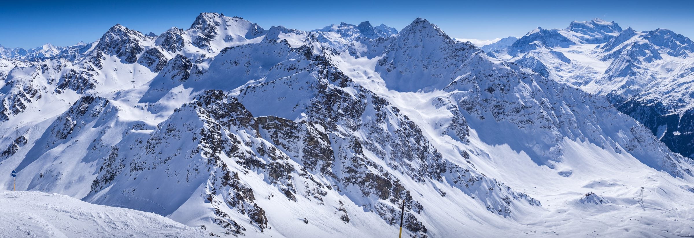 Skiing at Verbier, Switzerland